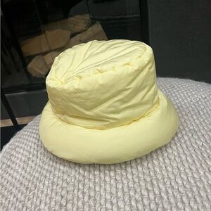 Urban Sophistication Puffy Dough Bucket Hat Yellow